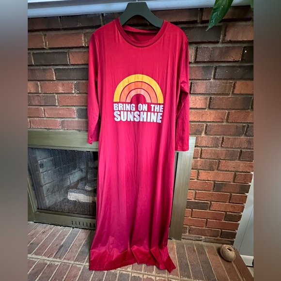 🛍️ 100% polyester long sleeve dress.new never worn. - Picture 1 of 6